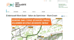 Desktop Screenshot of espacedecouverte.ch
